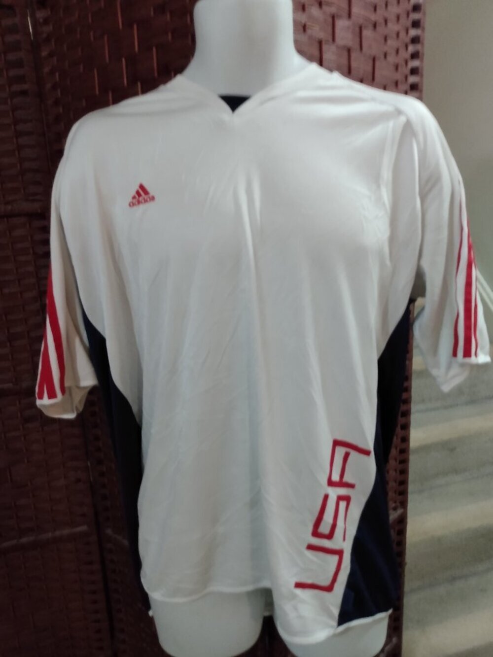 Vintage Adidas 2006 World Cup Team USA Soccer Jersey Mens XL